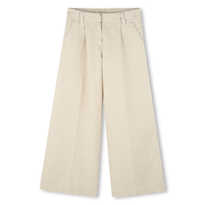 Linen and cotton trousers BOSS GIRL