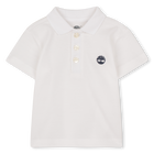 Short-sleeved polo shirt, WHITE, hi-res
