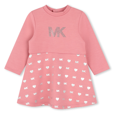 Long-sleeved studded dress MICHAEL KORS GIRL