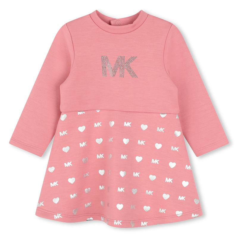 Long-sleeved studded dress MICHAEL KORS 
                        GIRL