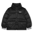 Down jacket with removable sleeves DKNY 
                    UNISEX