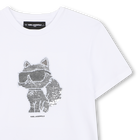 Short sleeve t-shirt KARL LAGERFELD KIDS 
                    GIRL