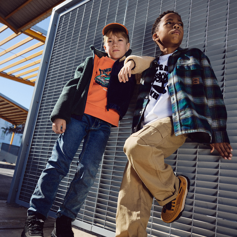 Denim knit trousers TIMBERLAND 
                        BOY