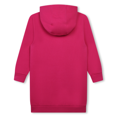 Kangaroo pocket fleece dress HUGO GIRL