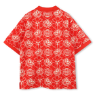 Printed cotton piqu&eacute; polo KENZO KIDS 
                    BOY
