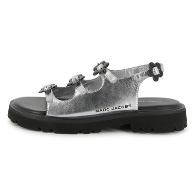 Cowhide leather sandals MARC JACOBS GIRL