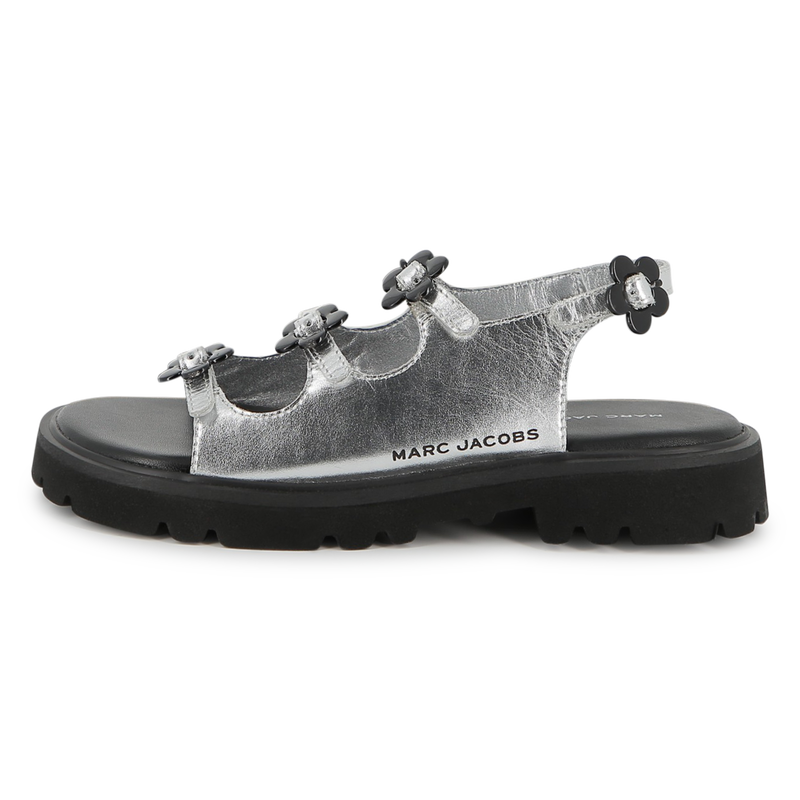 Cowhide leather sandals MARC JACOBS 
                        GIRL