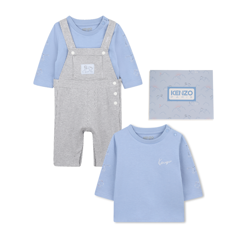 T-shirt + overalls set KENZO KIDS 
                        BOY