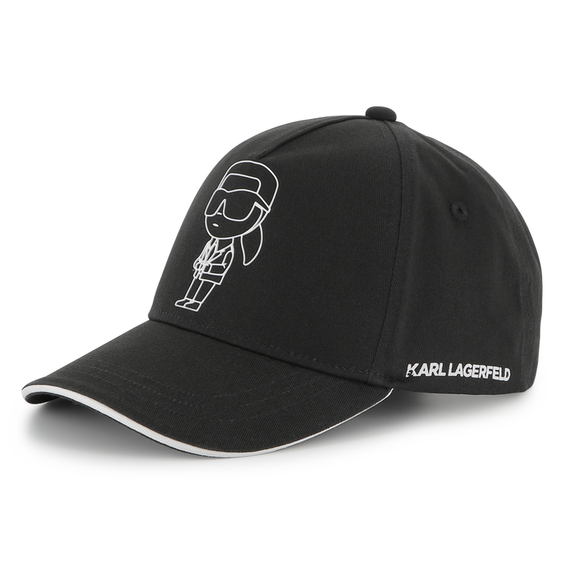 Adjustable cotton cap KARL LAGERFELD KIDS 
                        BOY