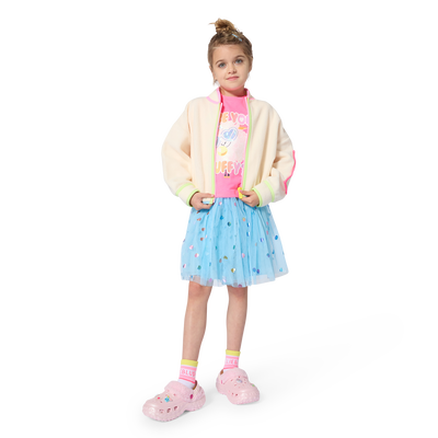 Fleece fabric cardigan BILLIEBLUSH GIRL