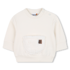 Printed brushed fleece sweatshirt TIMBERLAND 
                    BOY