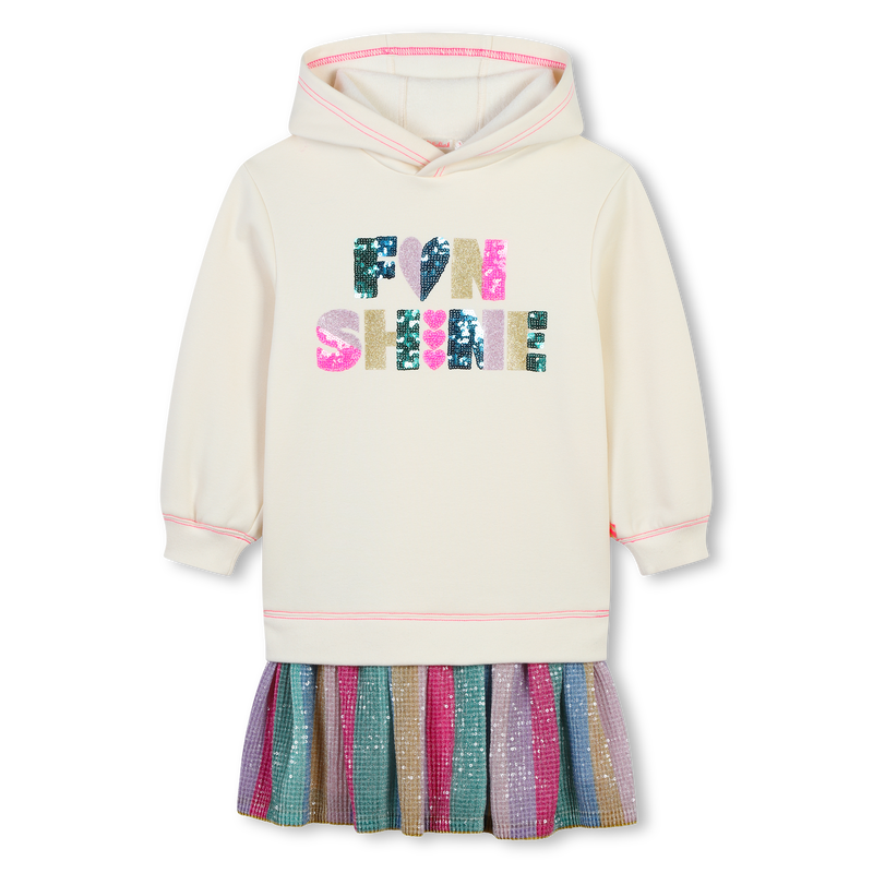 Novelty bi-material dress BILLIEBLUSH 
                        GIRL