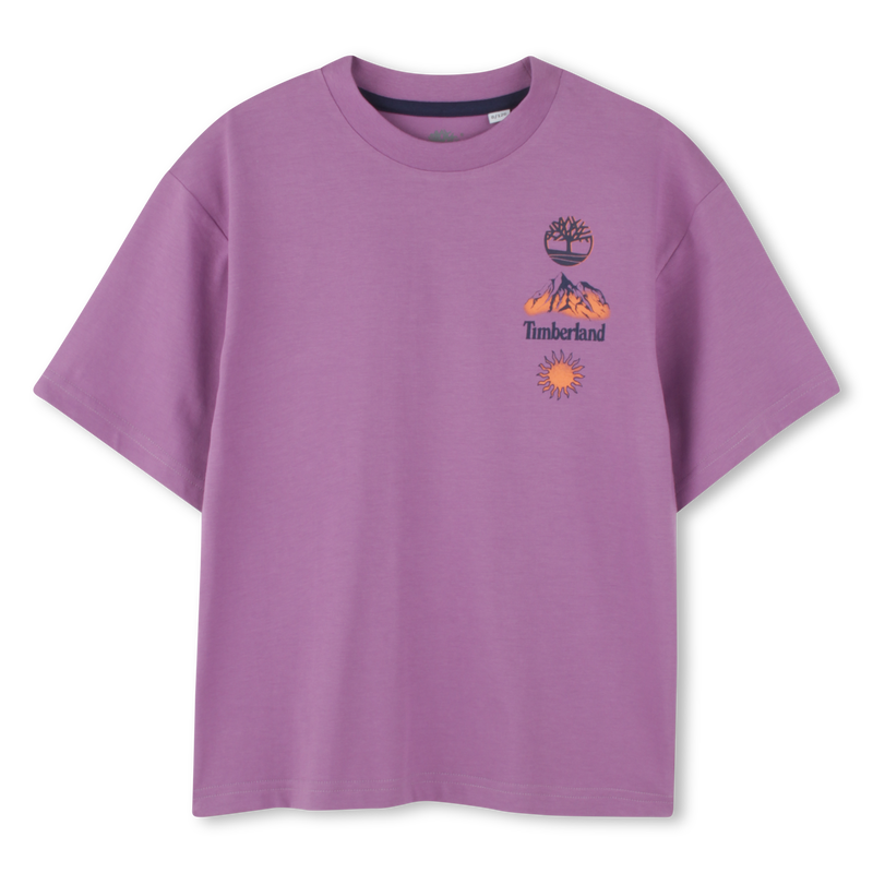 Loose mountain-print T-shirt TIMBERLAND 
                        BOY