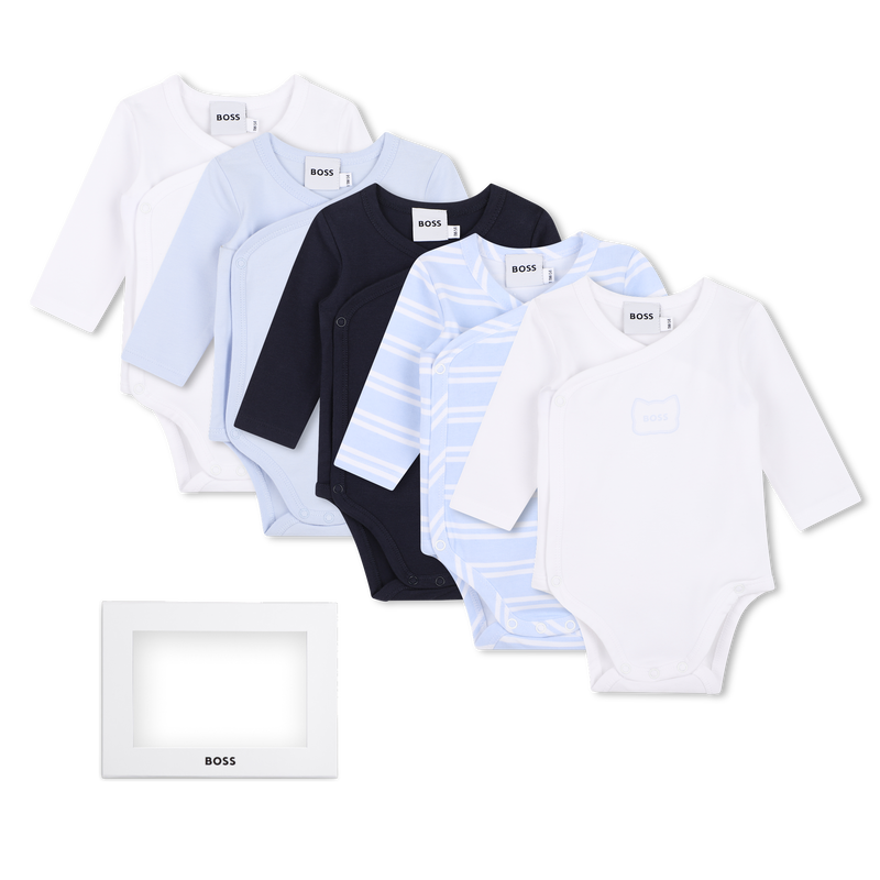 Pack of 5 bodysuits BOSS 
                        BOY