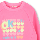 Dyed fleece sweatshirt BILLIEBLUSH 
                    GIRL