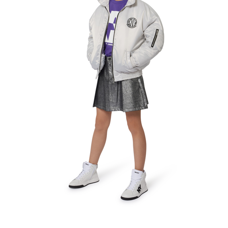 Knitted hat with turn-up cuff DKNY 
                        GIRL