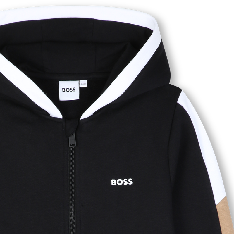 Hooded cardigan BOSS 
                        BOY