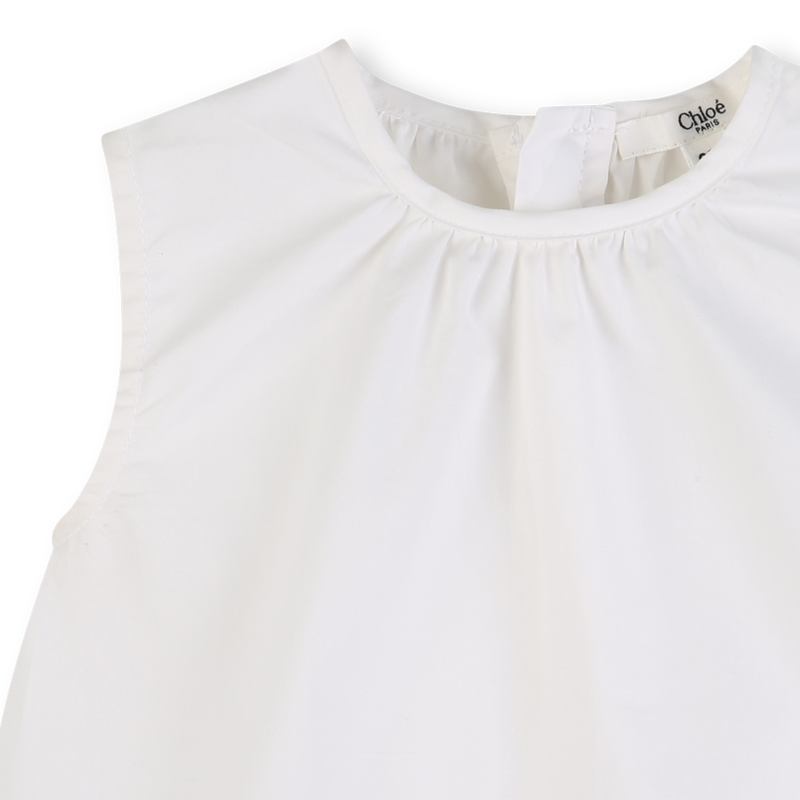 SLEEVELESS VEST TOP WITH FLORAL EMBROIDERY CHLOE 
                        GIRL