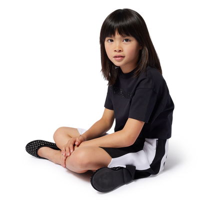 Cropped T-shirt with diamant&eacute;s MARC JACOBS GIRL