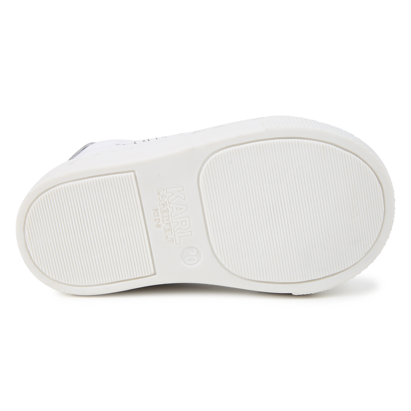 Low-top leather trainers KARL LAGERFELD KIDS 
                        UNISEX