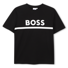 Short-sleeved t-shirt, BLACK, hi-res