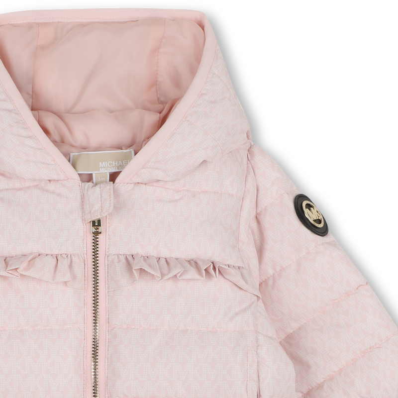 Hooded down jacket MICHAEL KORS 
                        GIRL