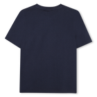 Short-sleeved t-shirt, NAVY, hi-res