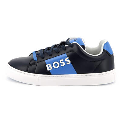 Lace-up leather trainers BOSS BOY