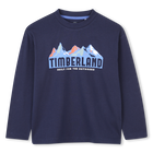 Long-sleeved jersey T-shirt, NAVY, hi-res