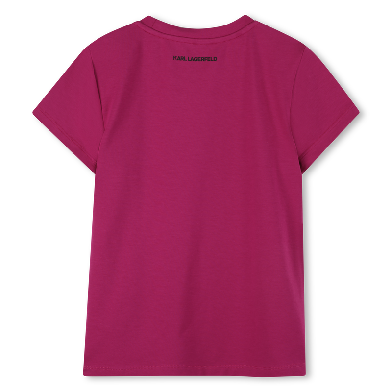 Short-sleeved T-shirt KARL LAGERFELD KIDS 
                        GIRL