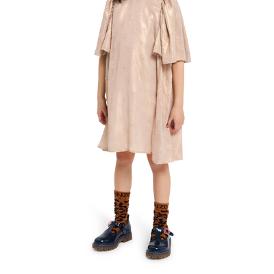 Jacquard lam&eacute; dress KENZO KIDS GIRL