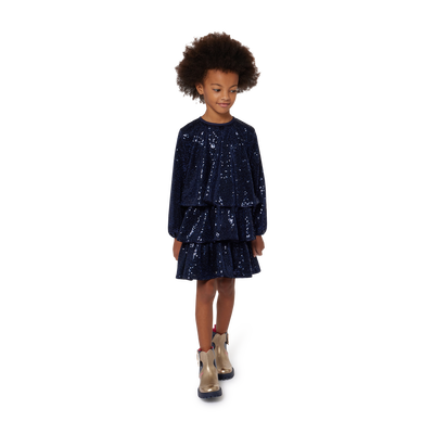Frilled sequin dress BILLIEBLUSH GIRL