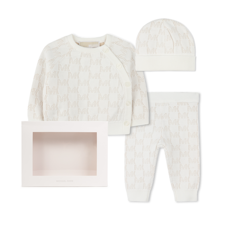 Three-piece cotton set MICHAEL KORS 
                        UNISEX