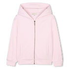 Hooded fleece cardigan MICHAEL KORS 
                    GIRL