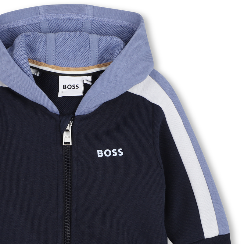 JOGGING SWEATSHIRT WITH ZIP CLOSURE BOSS 
                        BOY