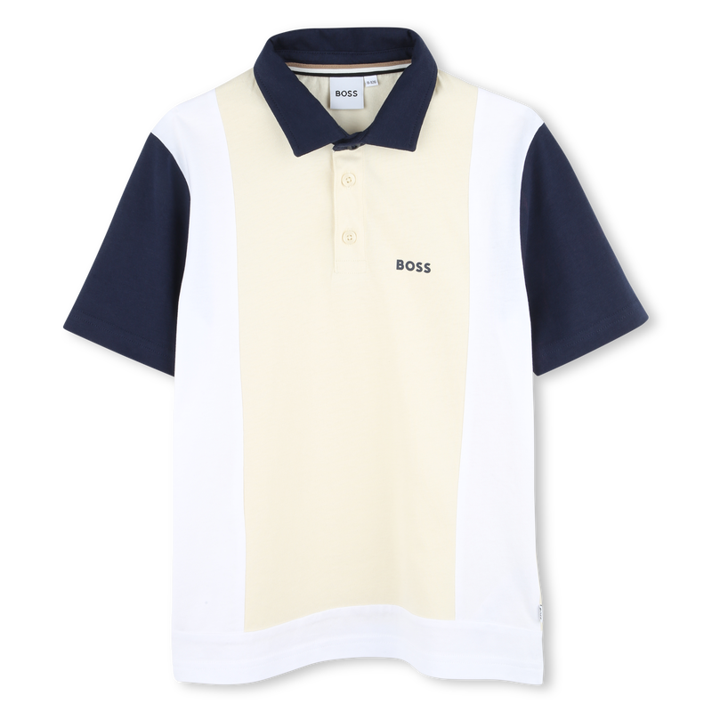 Short-sleeved cotton polo BOSS 
                        BOY