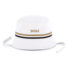 Embroidered sun hat with ties BOSS 
                    BOY