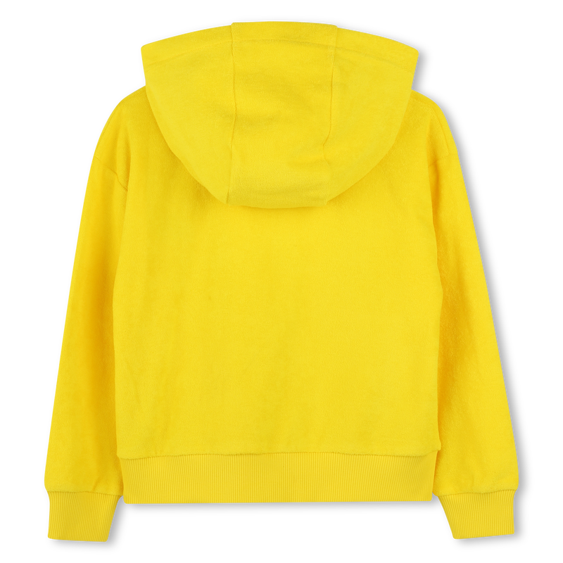 Terry-towelling zip-up jumper KENZO KIDS 
                        GIRL