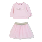 Sweatshirt and skirt set KARL LAGERFELD KIDS 
                    GIRL