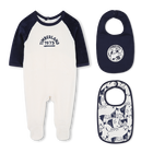 Printed pajamas and two bibs TIMBERLAND 
                    BOY