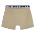 Set of 3 cotton boxer shorts BOSS 
                    BOY