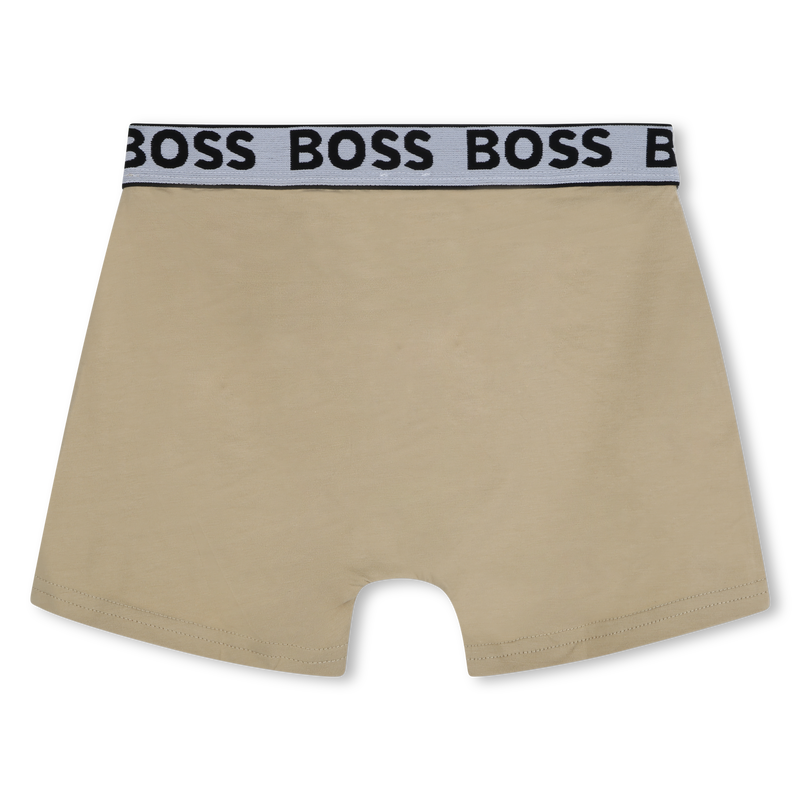 Set of 3 cotton boxer shorts BOSS 
                        BOY