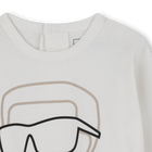 Cardigan and pants set in double jersey KARL LAGERFELD KIDS 
                    BOY