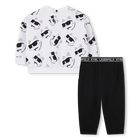 Sweatshirt and pants set KARL LAGERFELD KIDS 
                    GIRL