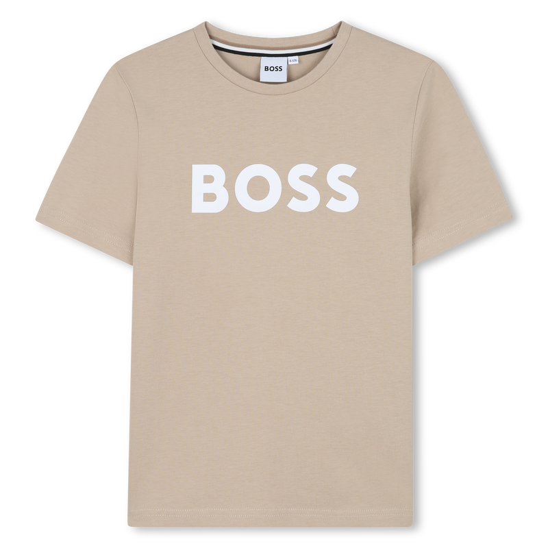 Short-sleeved cotton T-shirt BOSS 
                        BOY