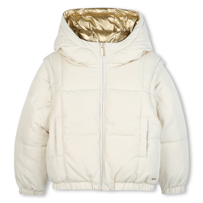 Reversible hooded down jacket BOSS 
                        GIRL