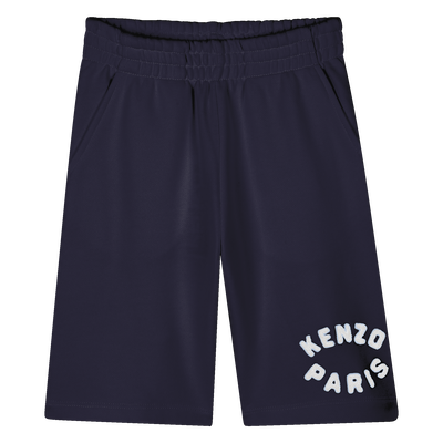 Cotton fleece Bermuda shorts KENZO KIDS UNISEX