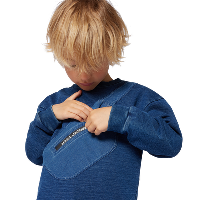 Printed fleece sweatshirt MARC JACOBS BOY