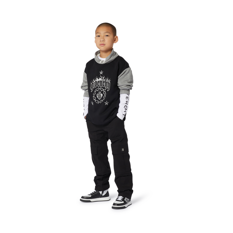 Lace-Up Leather Sneakers GIVENCHY 
                        BOY