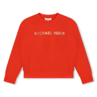 Glittery sweatshirt MICHAEL KORS 
                    GIRL